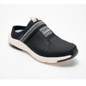 Ryka Women's Black Athletic Washable Engage Mules Size 6.5